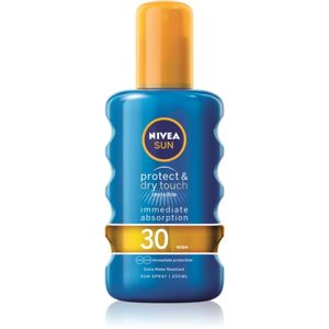 Nivea Sun Protect & Dry Touch neviditelný sprej na opalování SPF 30 200 ml