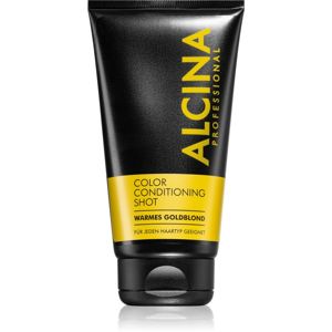 Alcina Color Conditioning Shot Silver tónovací balzám pro zvýraznění barvy vlasů odstín Warm Gold Blond 150 ml