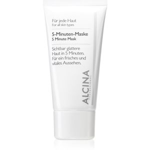 Alcina For All Skin Types 5minutová maska pro svěží vzhled pleti 50 ml