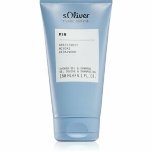 s.Oliver Pure Sense sprchový gel a šampon 2 v 1 pro muže 150 ml