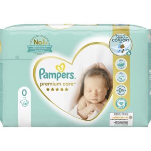 Pampers Premium Care Newborn Size 0 jednorázové pleny < 2,5 kg 30 ks