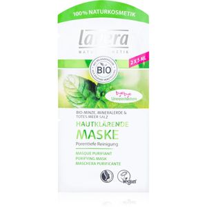 Lavera Bio Mint hloubkově čisticí maska 2x5 ml