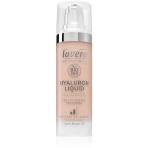 Lavera Hyaluron Liquid Foundation lehký make-up s kyselinou hyaluronovou odstín 00 Ivory Rose 30 ml
