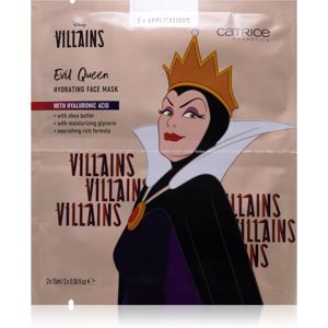 Catrice Disney Villains Evil Queen pleťová maska s kyselinou hyaluronovou 2 x 15 ml