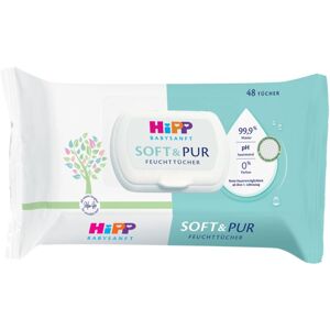 Hipp Soft & Pur vlhčené čisticí ubrousky pro děti od narození 48 ks