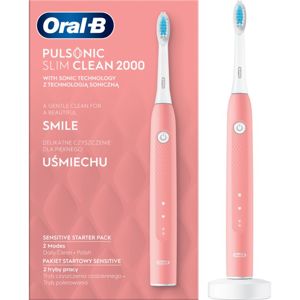 Oral B Pulsonic Slim Clean 2000 Pink sonický elektrický zubní kartáček Pink