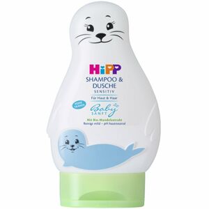 Hipp Babysanft dětský šampon na vlasy a tělo Seal 200 ml