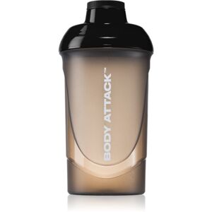 Body Attack Shaker sportovní šejkr bez obsahu BPA barva Black 600 ml