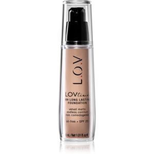 L.O.V. LOVtime dlouhotrvající make-up SPF 20 odstín 030 Rosy Touch 30 ml
