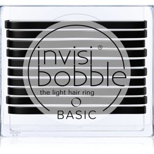 invisibobble Basic tenké gumičky do vlasů True Black 10 ks