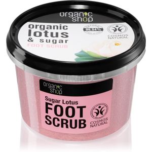 Organic Shop Organic Lotus & Sugar cukrový peeling na nohy 250 ml