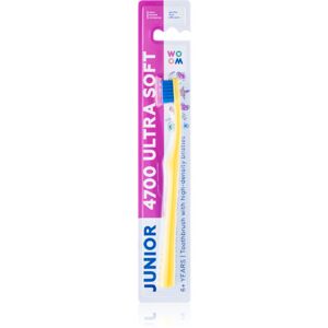 WOOM Toothbrush Junior 4700 Ultra Soft zubní kartáček pro děti od 6let ultra soft 1 ks