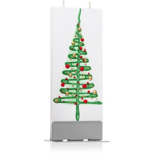 Flatyz Holiday Green Christmas Tree dekorativní svíčka 6x15 cm