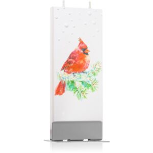 Flatyz Holiday Red Bird dekorativní svíčka 6x15 cm