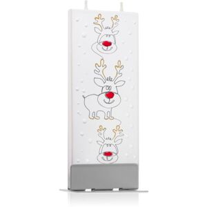 Flatyz Holiday Three Reindeers dekorativní svíčka 6x15 cm