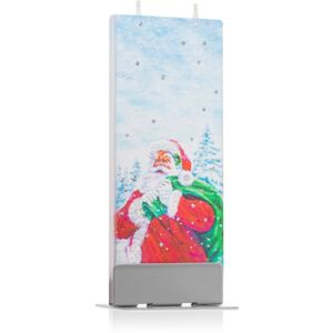 Flatyz Holiday Santa Claus dekorativní svíčka 6x15 cm