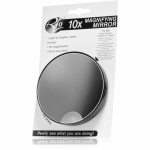 RIO 10x Magnifying Mirror zvětšovací zrcátko s přísavkami