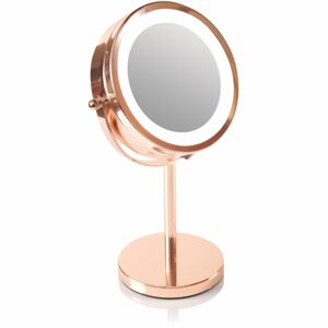 RIO Rose gold mirror podsvícené kosmetické zrcátko