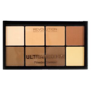 Makeup Revolution Ultra Pro HD Light Medium paleta na kontury obličeje pudrová 20 g