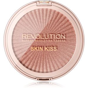 Makeup Revolution Skin Kiss rozjasňovač odstín Peach Kiss 14 g