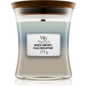 Woodwick Trilogy Woven Comforts vonná svíčka s dřevěným knotem 275 g