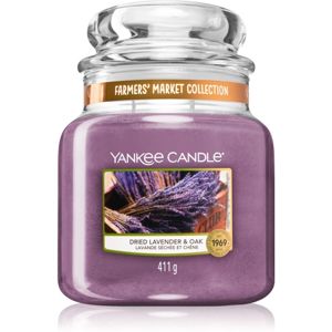 Yankee Candle Dried Lavender & Oak vonná svíčka Classic velká 411 g