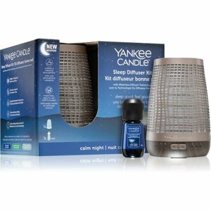 Yankee Candle Sleep Diffuser Kit Bronze elektrický difuzér + náhradní náplň 1 ks