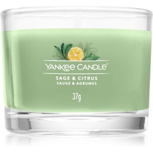 Yankee Candle Sage & Citrus votivní svíčka Signature 37 g