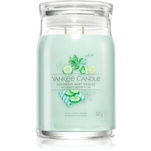 Yankee Candle Cucumber Mint Cooler vonná svíčka Signature 567 g