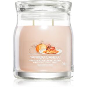 Yankee Candle Pumpkin Maple Crème Caramel vonná svíčka Signature 368 g