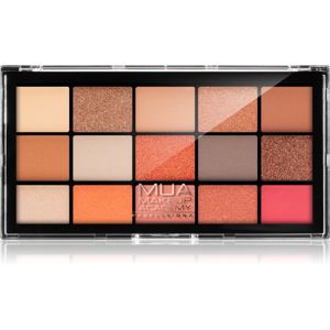 MUA Makeup Academy Professional 15 Shade Palette paletka očních stínů odstín Fire Vixen 12 g