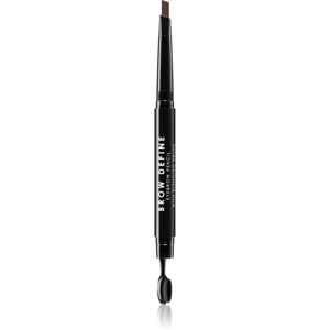 MUA Makeup Academy Brow Define tužka na obočí s kartáčkem odstín Dark Brown