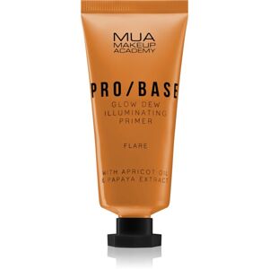 MUA Makeup Academy PRO/BASE Glow Dew rozjasňující podkladová báze odstín Flare 30 ml