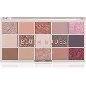 MUA Makeup Academy Professional 15 Shade Palette paletka očních stínů odstín Blush Nudes 12 g