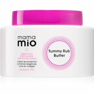Mama Mio Tummy Rub Butter Fragrance Free intenzivně hydratační tělové máslo proti striím bez parfemace 120 ml