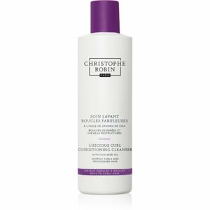 Christophe Robin Luscious Curl Conditioning Cleanser with Chia Seed Oil čisticí kondicionér pro vlnité a kudrnaté vlasy 250 ml