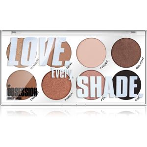 Makeup Obsession Love Every Shade paletka očních stínů 8x1.6 g