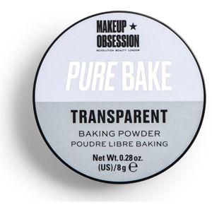 Makeup Obsession Pure Bake matující sypký pudr odstín Transparent 8 g