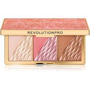 Revolution PRO Crystal Luxe paletka pro celou tvář odstín Rose Fresco 8,4 g