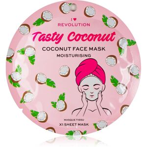 I Heart Revolution Tasty Coconut hydratační plátýnková maska 1 ks