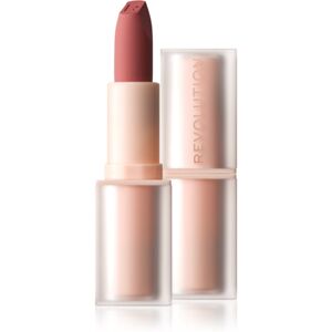 Makeup Revolution Lip Allure Soft Satin Lipstick krémová rtěnka se saténovým finišem odstín Queen Pink 3,2 g