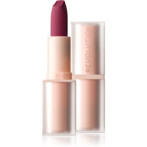 Makeup Revolution Lip Allure Soft Satin Lipstick krémová rtěnka se saténovým finišem odstín Berry Boss 3,2 g
