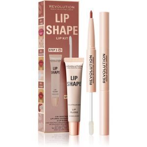 Makeup Revolution Lip Shape Kit sada na rty odstín Chauffeur Nude 1 ks