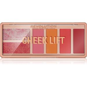 Makeup Revolution Cheek Lift paleta tvářenek odstín Pink Energy 6x1,8 g