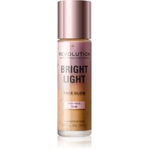 Makeup Revolution Bright Light rozjasňující tónovací fluid odstín Radiance Tan 23 ml