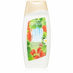 Avon Senses Wild Strawberry Dreams jemný sprchový gel s vůní jahod 250 ml