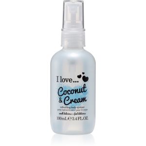 I love... Coconut & Cream osvěžující tělový sprej 100 ml