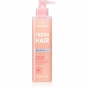 Lee Stafford Fresh Hair Pink Clay hloubkově čisticí šampon pro všechny typy vlasů 200 ml
