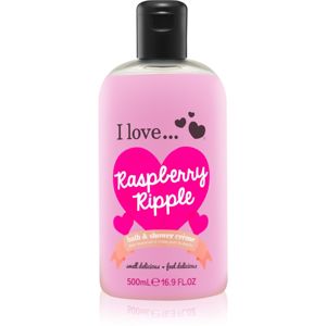 I love... Raspberry Ripple sprchový a koupelový krém 500 ml
