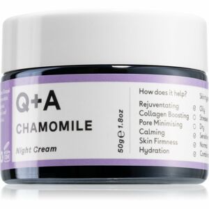 Q+A Chamomile zklidňující noční krém s heřmánkem 50 g